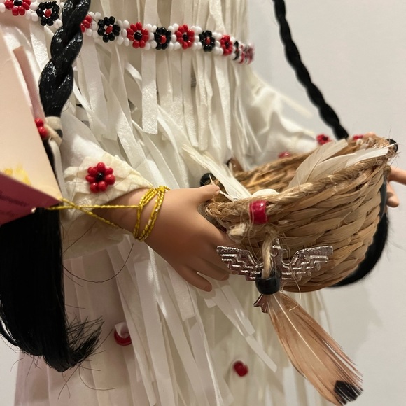 Paradise Galleries “Swirling Waters” Native American Porcelain Doll - Picture 11 of 14